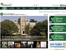 Tablet Screenshot of buddhistdoor.net